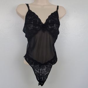 Bodysuits black lace women size M  New